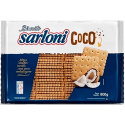 BISCOITO SARLONI PACOTE 800G COCO